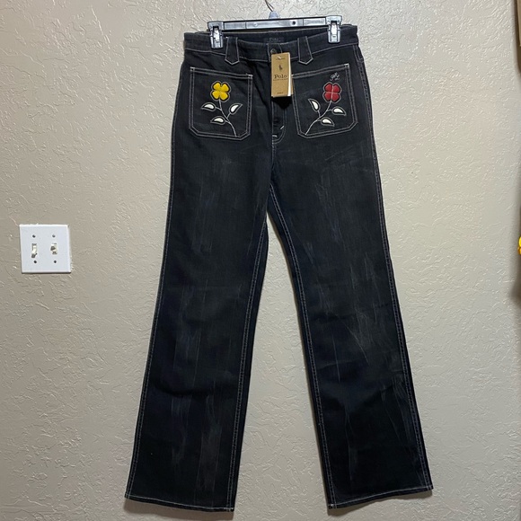 Polo Ralph Lauren Jenn Embroidered Jeans - Picture 4 of 9